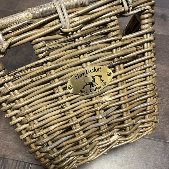 Nantucket wooden bike basket - Picture 9 of 9